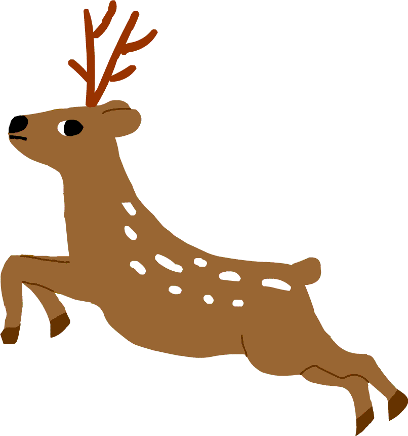 鹿 カモシカ イラスト Gif Jpg 無料