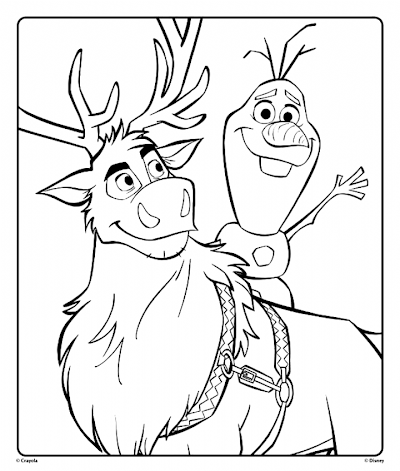 Sven Coloring Pages