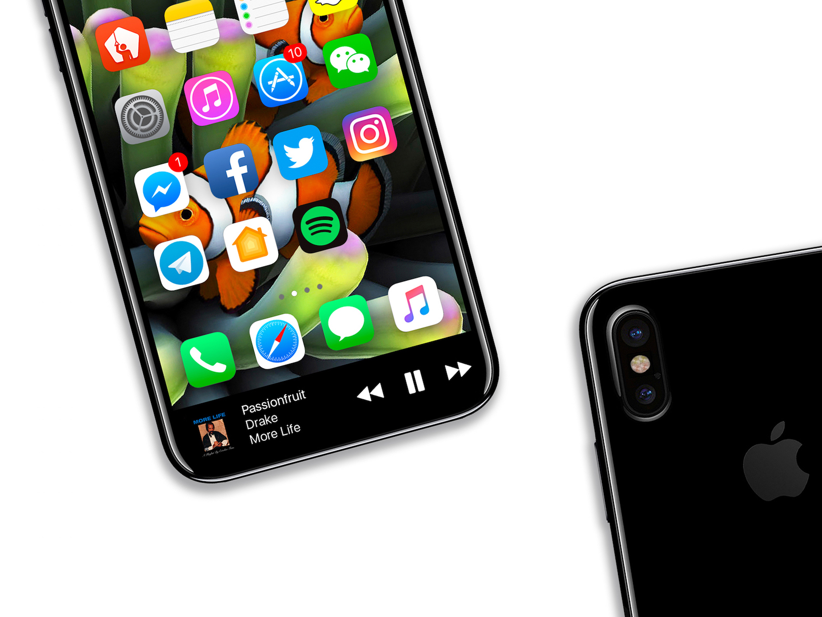 iPhone 8 function area