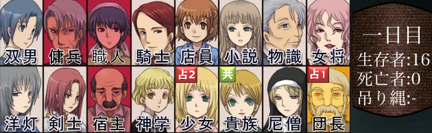 オンゲ電譚 人狼ゲーム 電脳の村