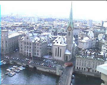 The Fraumünster and the Limmat
