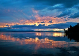 Flathead Lake sunset