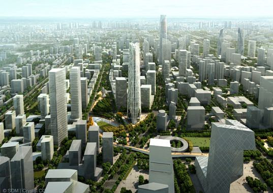 Beijing, Beijing CBD, SOM, urban design, redevelopment plan, central business district, master plan, urban planning, sustainable city, sustainable growth, sustainable development