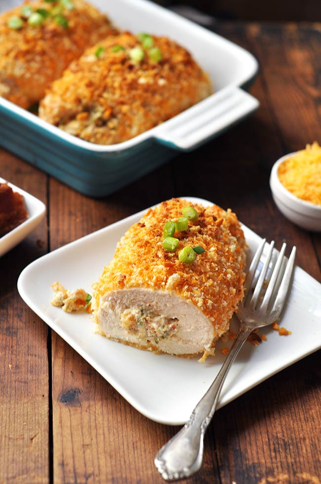 Jalapeño Popper Stuffed Chicken | Mighty Mrs. | Raising ...