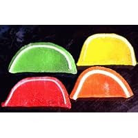 Sugar Free Assorted Fruit Fruit Slices, Orange, Cherry, Lime and Lemon, Individually Wrapped, 1lb Bag