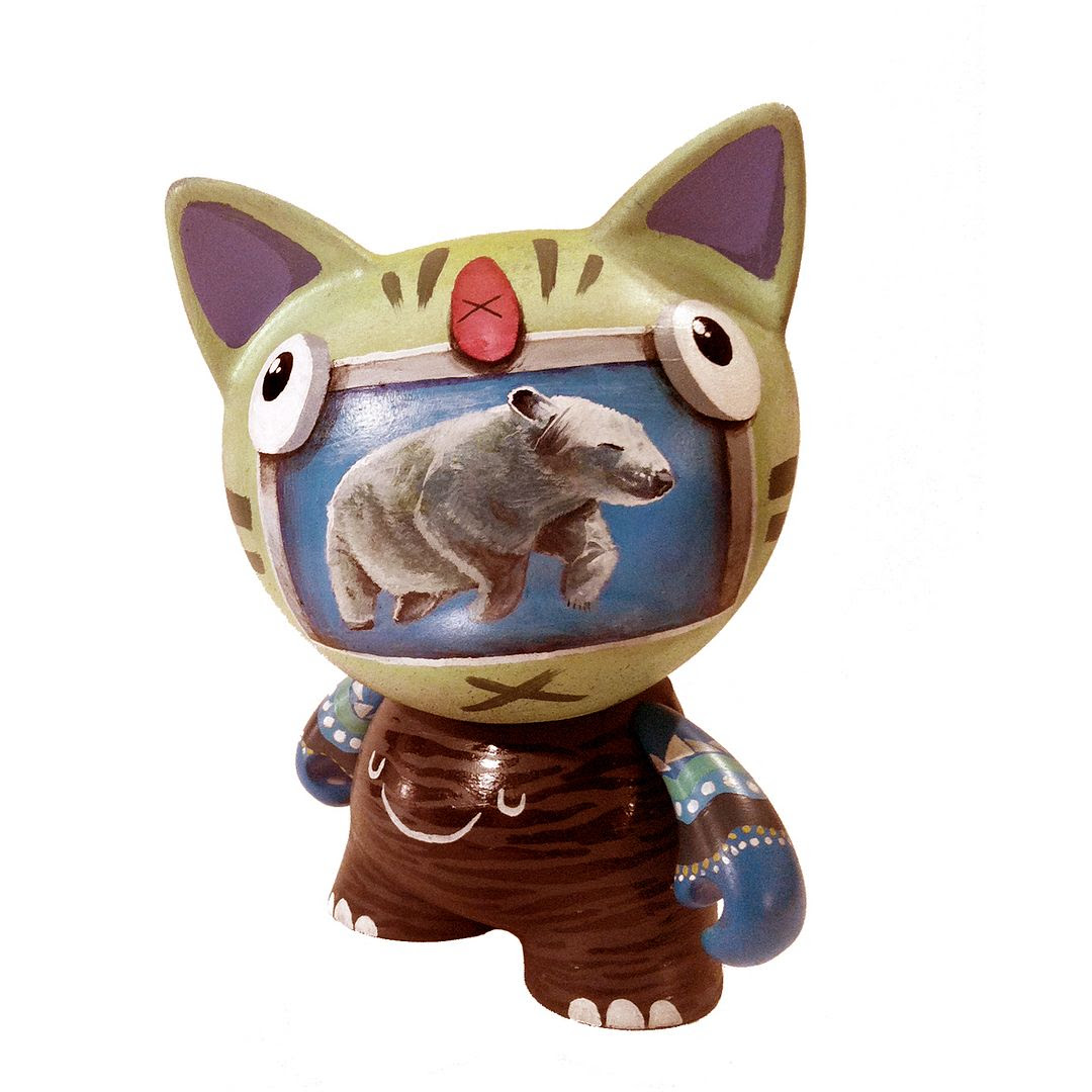 NoseGo's custom MunnyWorld Trikky with brilliant Polar Bear painting!