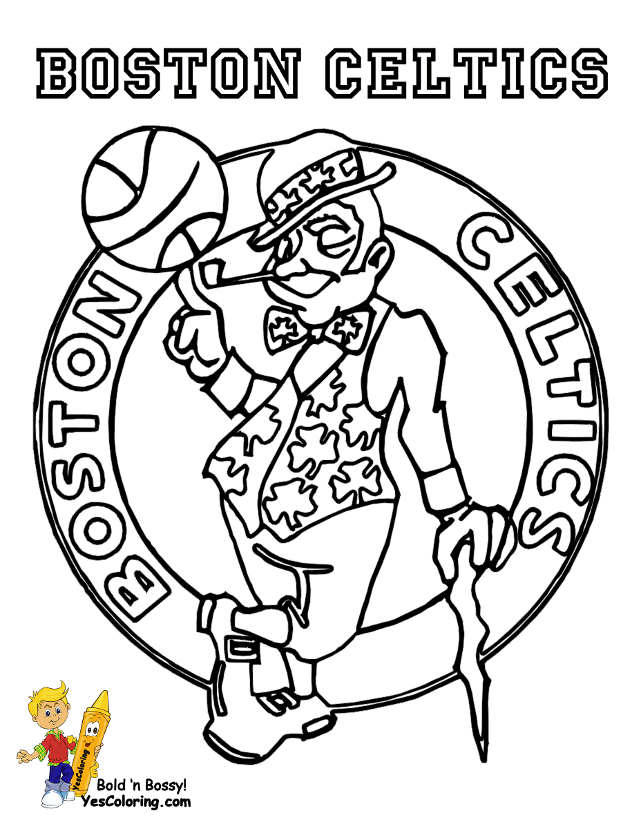 Image Coloriage basketball gratuit
