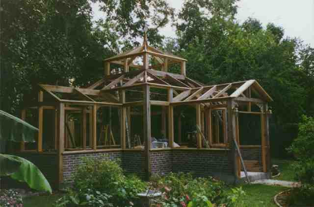 wood greenhouse plans