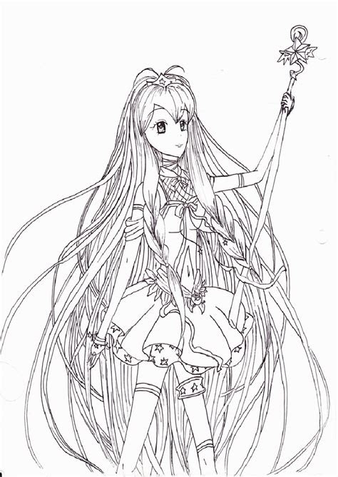  anime princess coloring pages coloring home