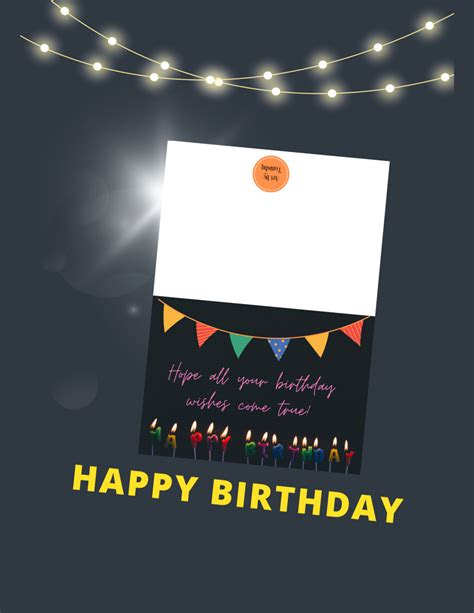 A free printable birthday card for when you can't get out for a card! printable birthday card instant download 7x5 inch cards for birthday