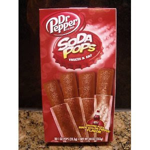 Dr Pepper "SODA POPS" Freeze & Eat Frozen Treats