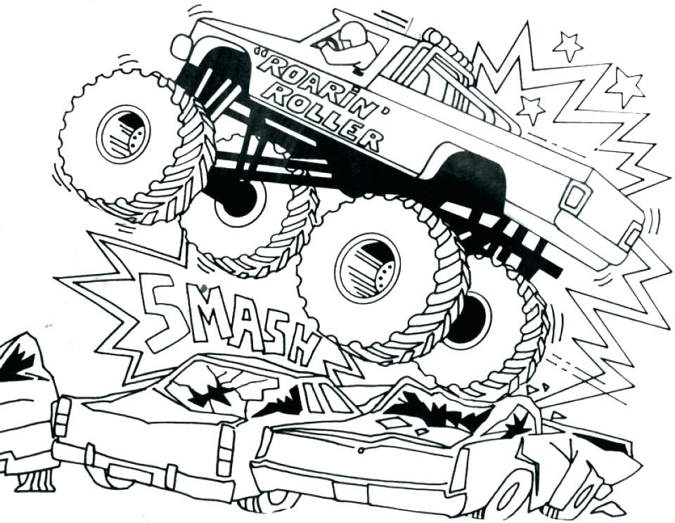 Monster Truck Grave Digger Coloring Pages at GetColorings ...