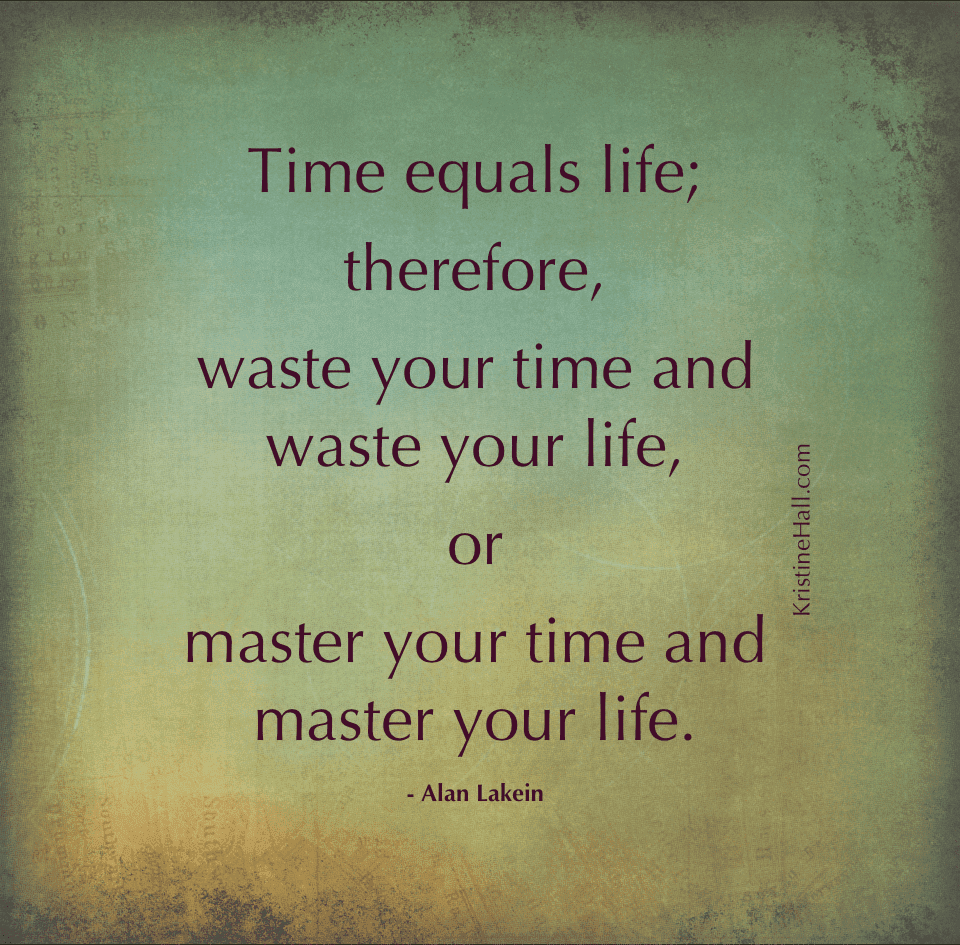 alan lakein quote time “