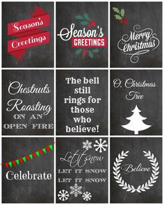 Chalkboard tags free for you to print and use!