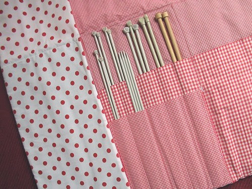 straight needle case inside