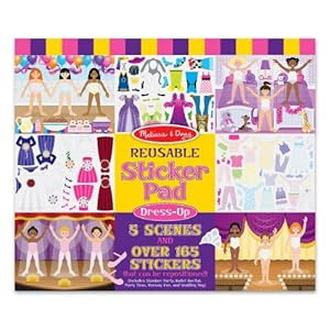 Melissa & Doug Dress-Up Reusable Sticker Pad