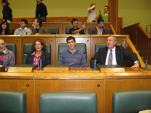 Bloggers en el Parlamento Vasco