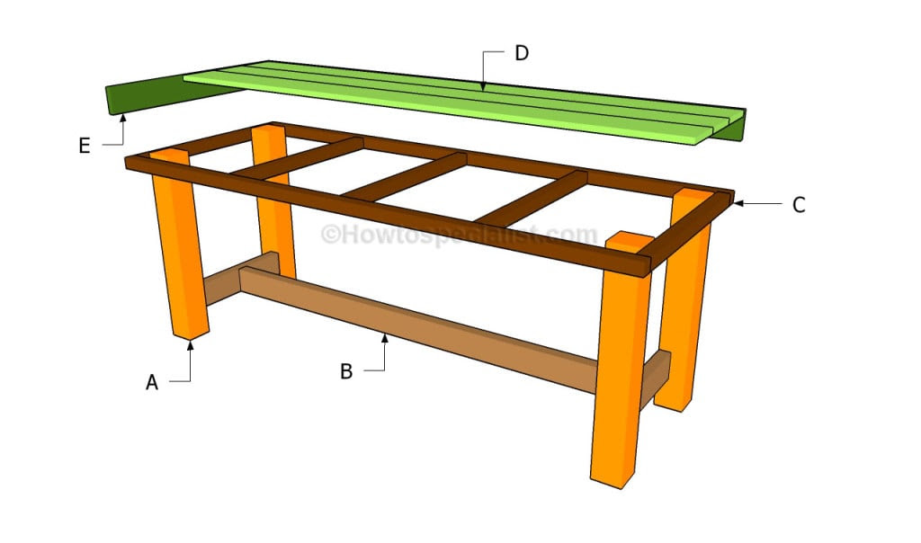 Woodworking build outdoor table PDF Free Download