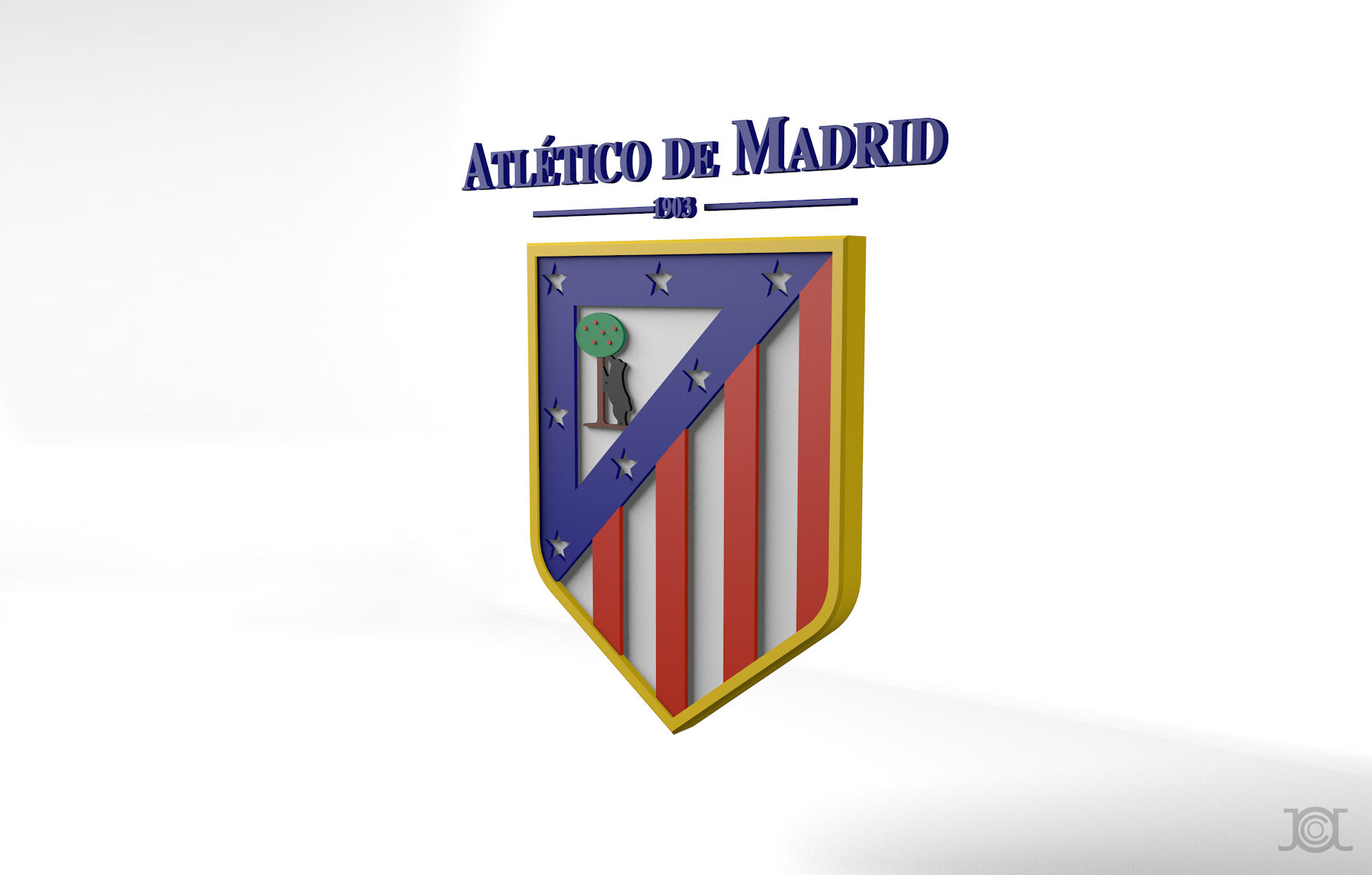 Download Atletico Madrid logo | Fotolip.com Rich image and wallpaper