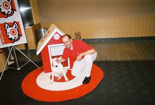 target dog logo. Everyone knows Target dog! And yes, that#39;s a real dogthey use a treat to