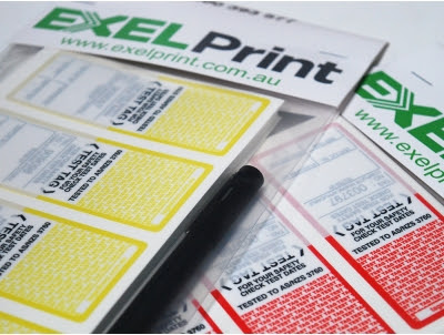 Test Tags, Safety Tags & Inspection Labels - EXELPrint