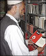 Mohammad Siddiq 'Mr Computer' in tape library 