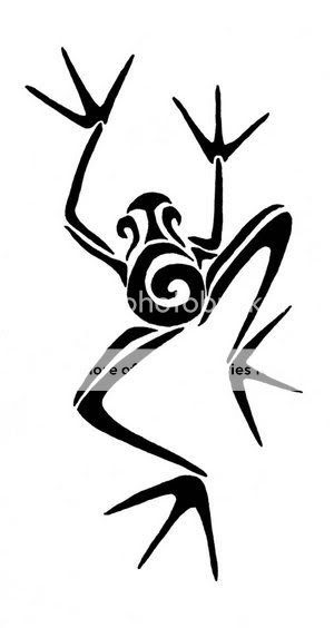 Tribal_Frog Tattoo