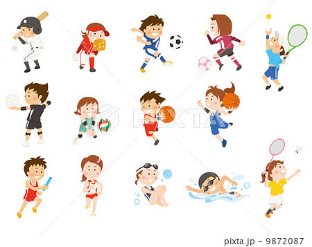 部活動まとめ 01のイラスト素材