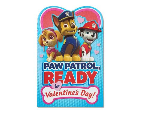  paw patrol valentines day card american greetings