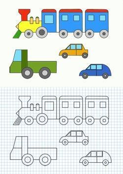 Los mejores juegos con lápiz y papel para hacer con niños · 1. Dibujos en cuadrÃ­culas para niÃ±os | Fichas de primaria