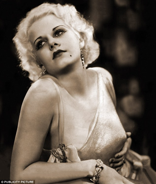 With her curvier figure, Jean Harlow was the sex symbol of the 1930s