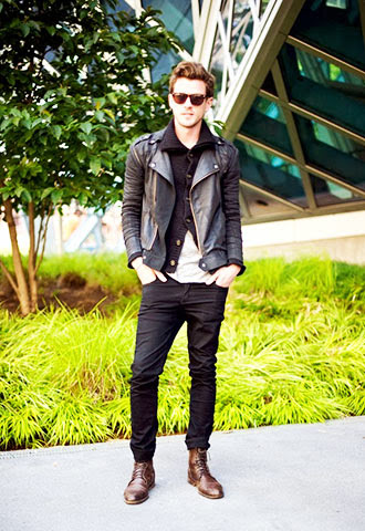 レザーライダースジャケットの着こなし成功例 メンズファッションの肝である バランスをとる という考え方 最も早くオシャレになる方法 現役メンズファッションバイヤーが伝える洋服の 知り方 Knower Mag