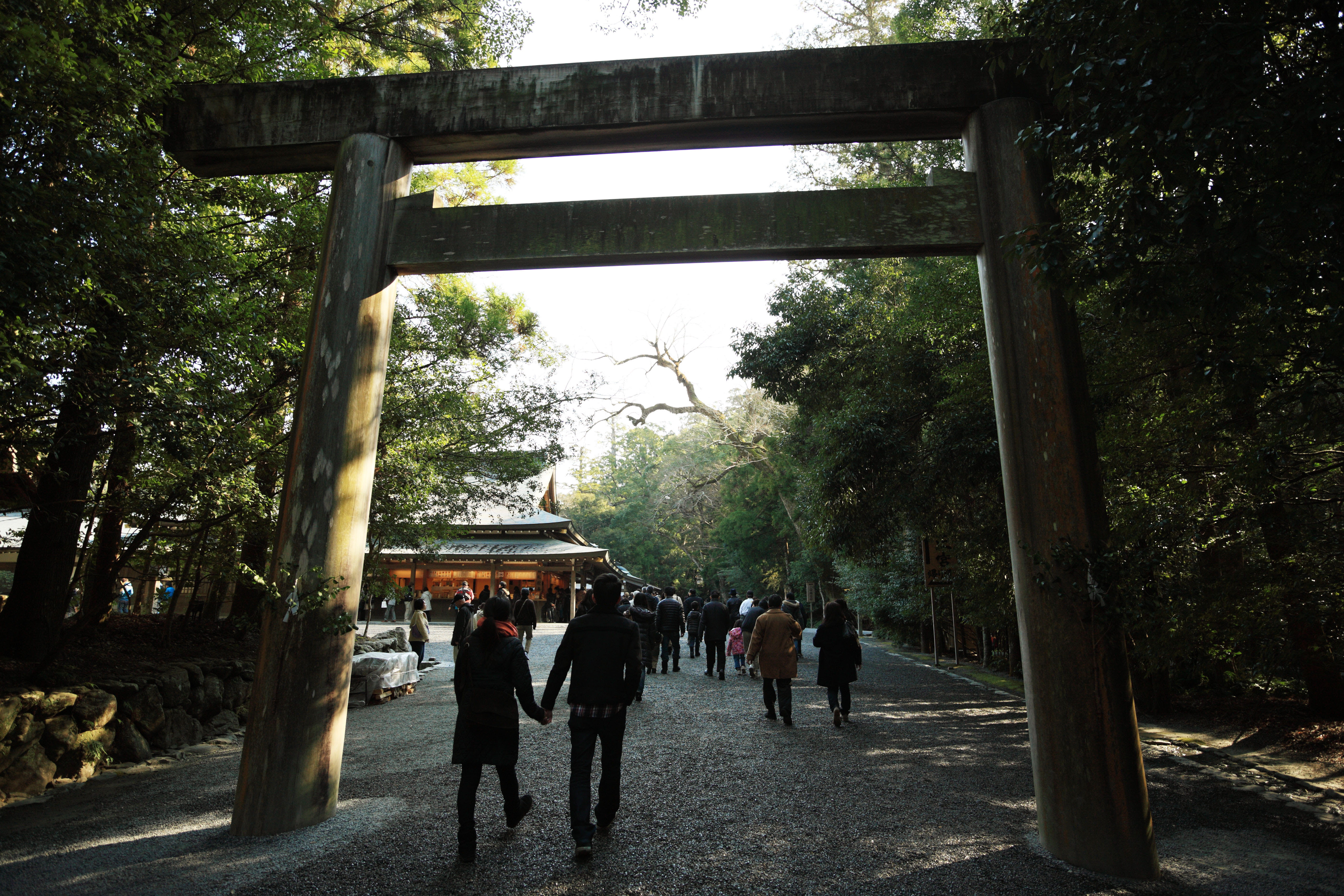ゆんフリー写真素材集 No 伊勢神宮 内宮 日本 三重