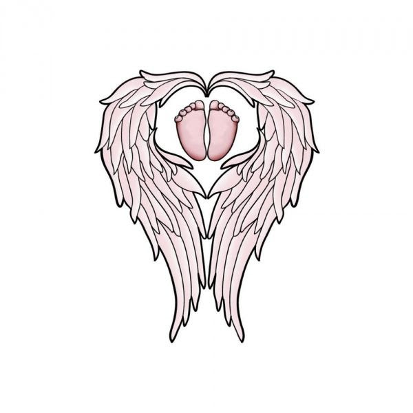 Download Baby With Angel Wings Drawing at GetDrawings | Free download