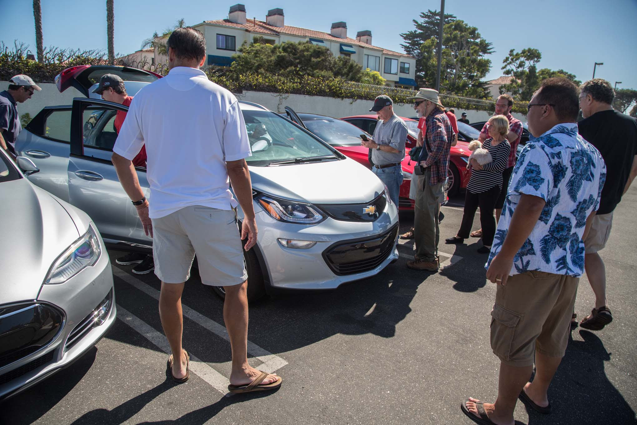 Chevrolet Bolt at the Orange County Tesla Club meet 09