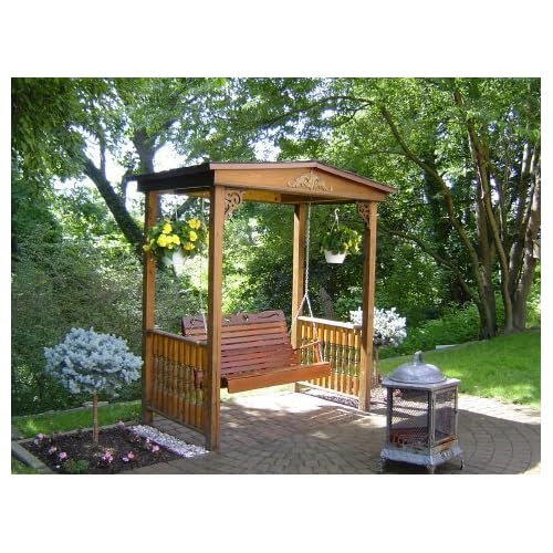 Amazon.com : Outdoor Swing, Szewczak's Garden Swing Arbor 