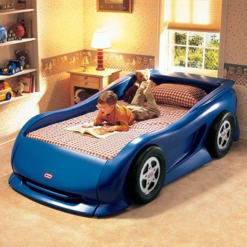 Little Tikes Sports Car Twin Bed (Blue)