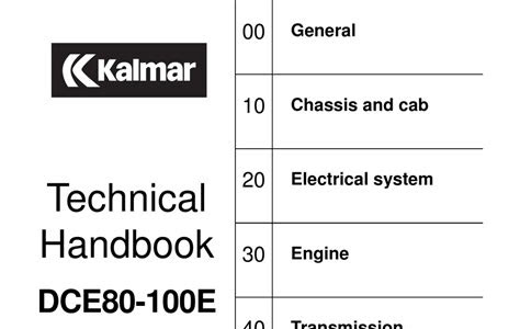 Free Download kalmar dce 80 100e parts manual BookBoon PDF