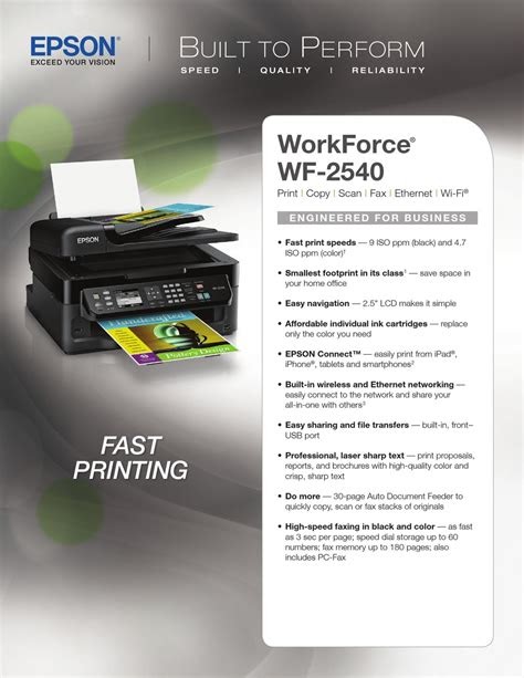 eBook Epson Workforce Wf 2540 User Manual