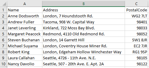 How to print envelopes from the address list - Fast Reports