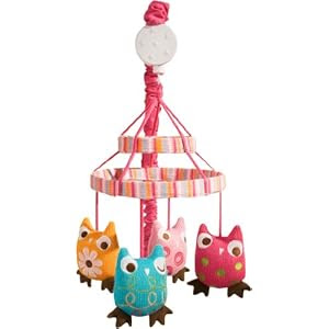 Zutano Owls Musical Mobile