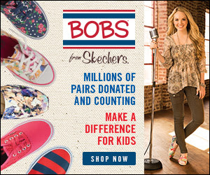 SKECHERS donates new shoes to children in need when you purchase BOBS for men, women and kids. Shop 
