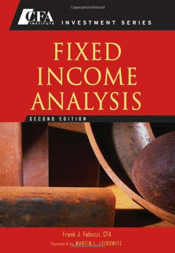 Fixed Income Analysis, by Frank J. Fabozzi