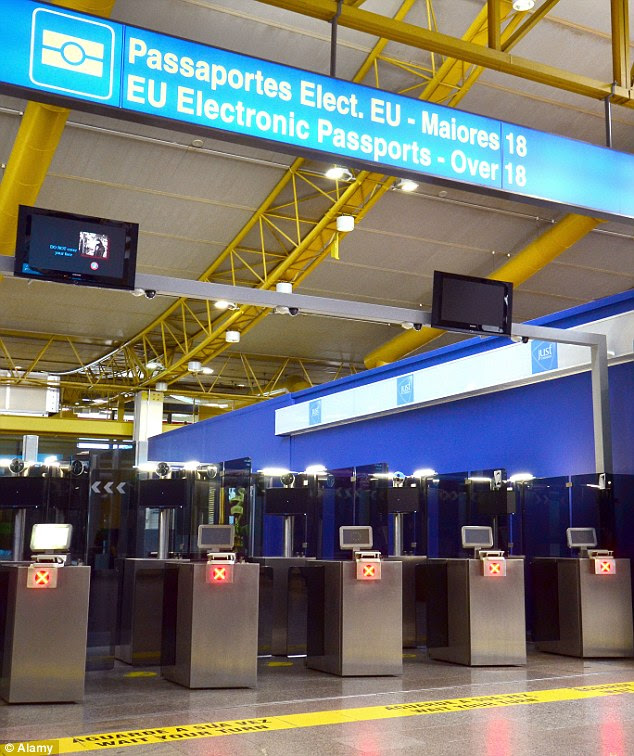 Streamlined service: More than half say technology has improved travel, such as automated passport checks