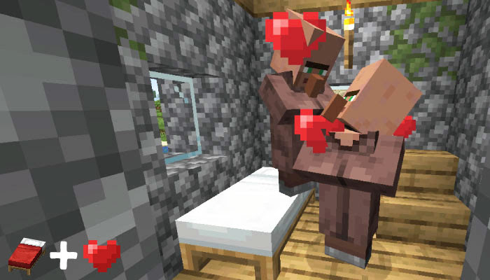 最新版 マイクラで村人を増やす方法と増殖装置の作り方 マイクラモール
