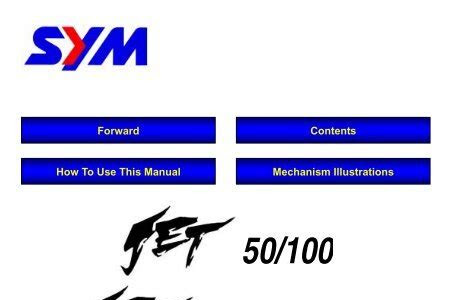 Free Reading sym jet euro 50 100 full service repair manual Download Now PDF