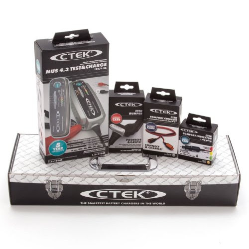 CTEK-4.3 Test &amp; Charge Toolbox Kit with Extension - Car ...