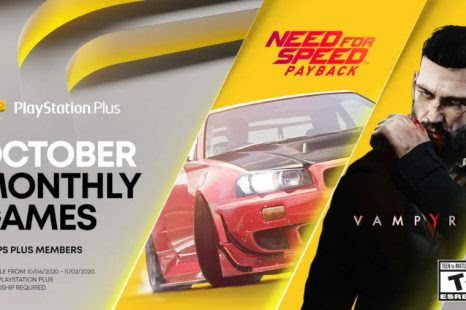 PlayStation Plus Getting Need for Speed: Payback and Vampyr October 2020