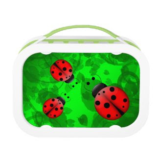 Three Ladybugs Lunchbox