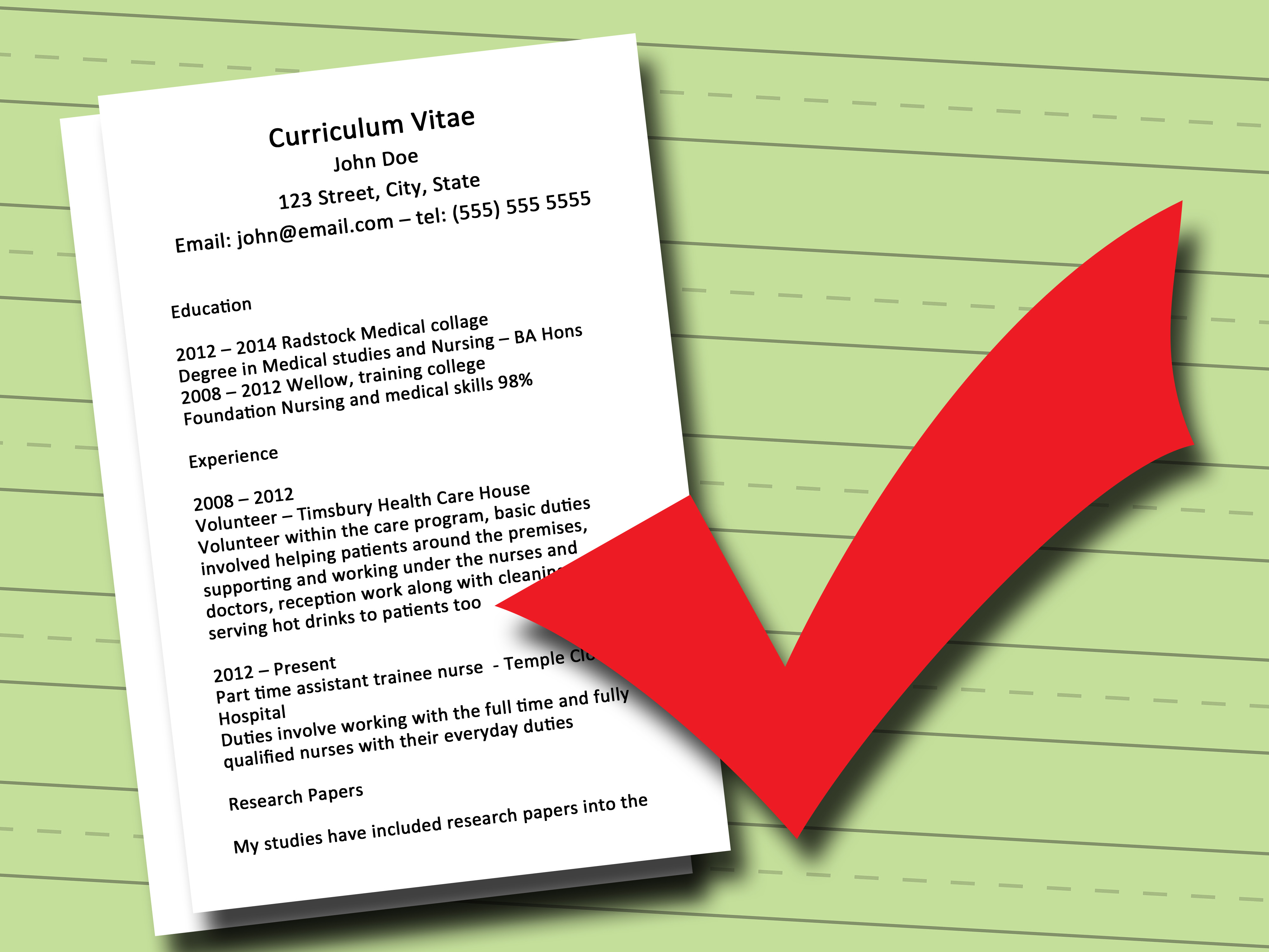 How to Write a CV for Medical School: 7 Steps (with Pictures)